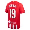 Camiseta de fútbol Atlético Madrid Morata 19 Primera Equipación 23-24 - Hombre